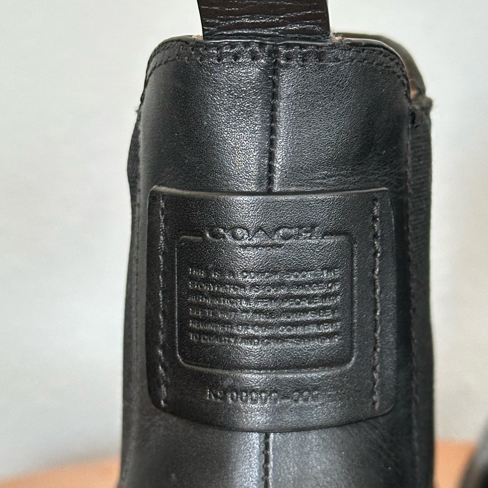 Coach Linden Leather Chelsea Boots - Picture 3 of 8